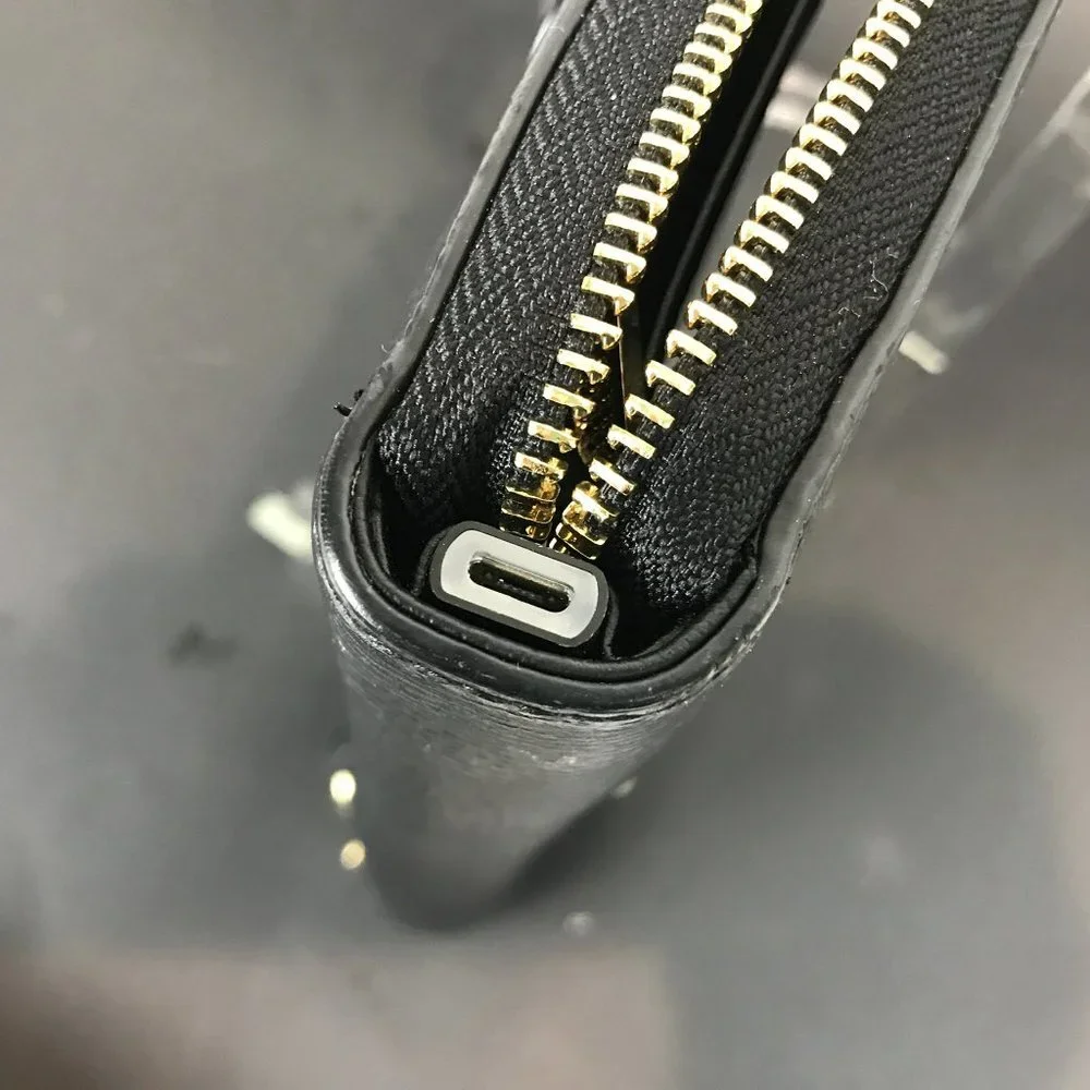 Rebecca Minkoff Black leather IPhone Wallet/Wristlet